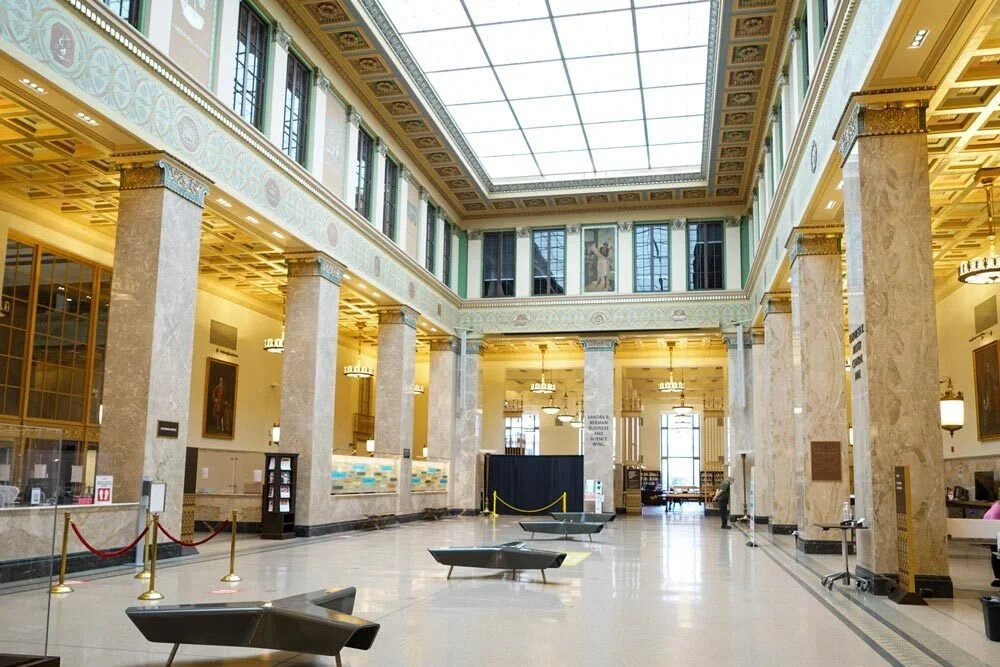 Enoch Pratt Central Library in Baltimore, Maryland
